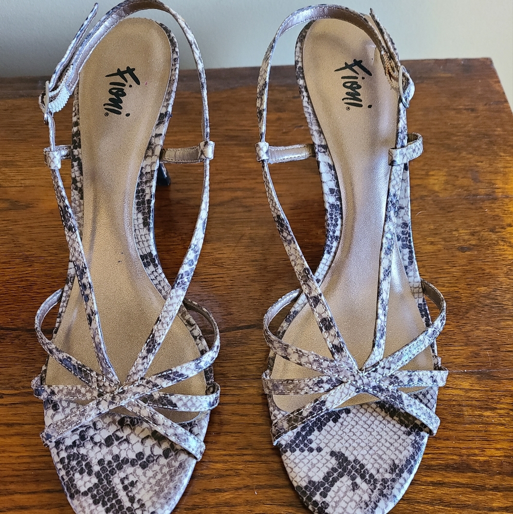 Snake Skin Sandals Size 9